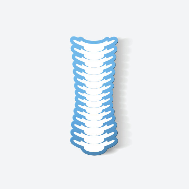 纸夹贴纸:书脊图片下载