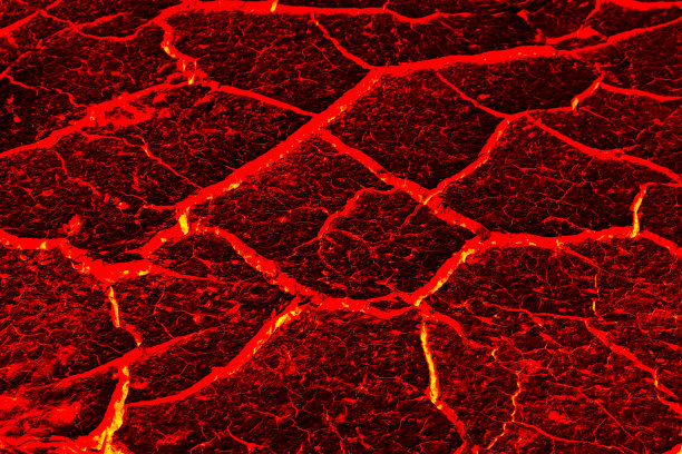 熔岩的表面。背景图片下载