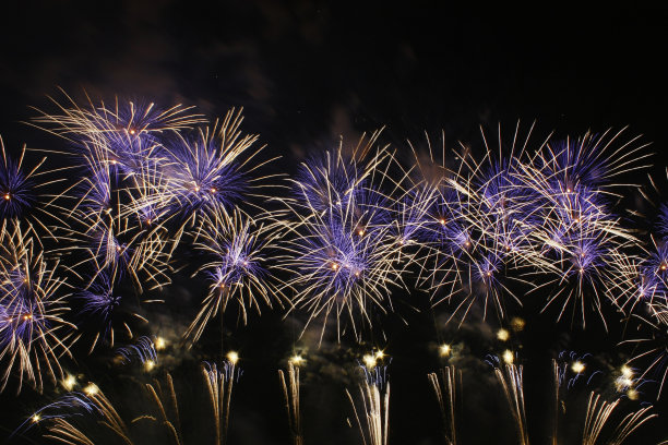 烟花集群图片下载