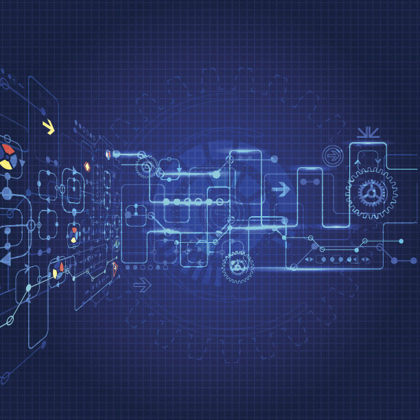 摘要工程未来技术背景素材图片