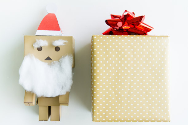 圣诞老人玩具和gif盒子图片下载