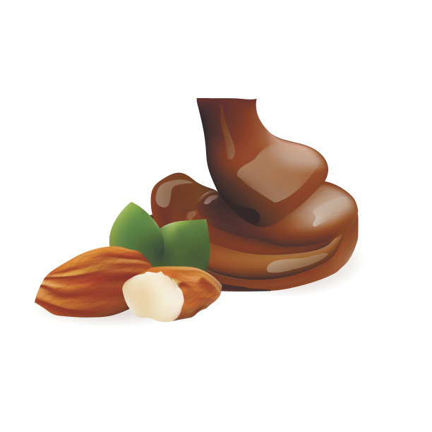 杏仁配液态巧克力图片下载