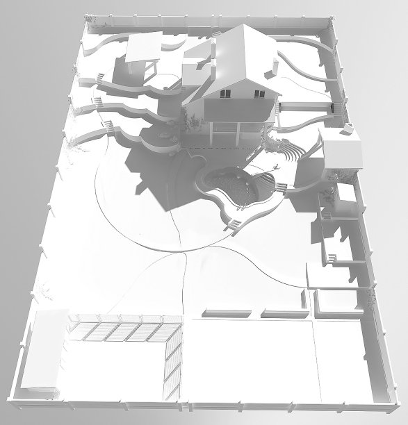 宅基地开发计划，3d渲染图片下载