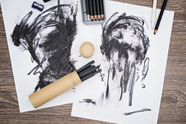 木炭艺术图片下载