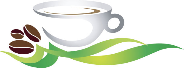 一杯加谷物的咖啡图片下载