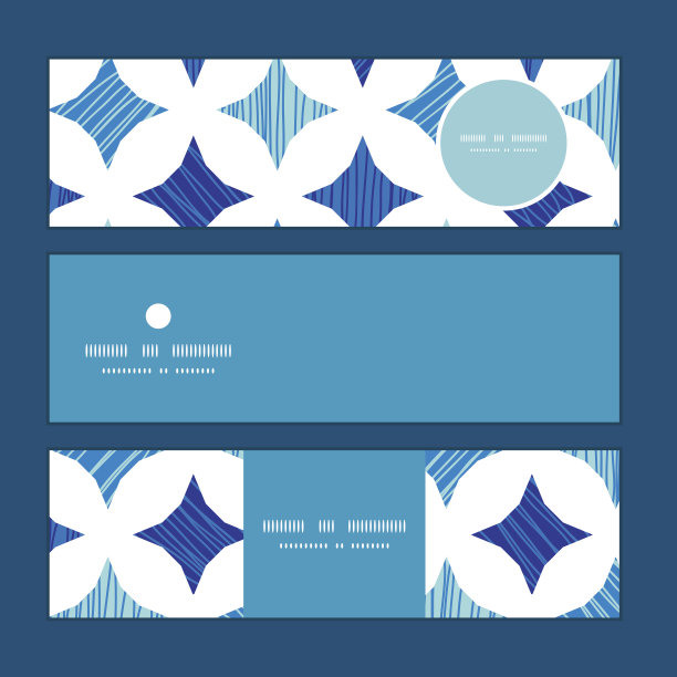 向量白色上的绿色字母水平条幅设置模式图片下载