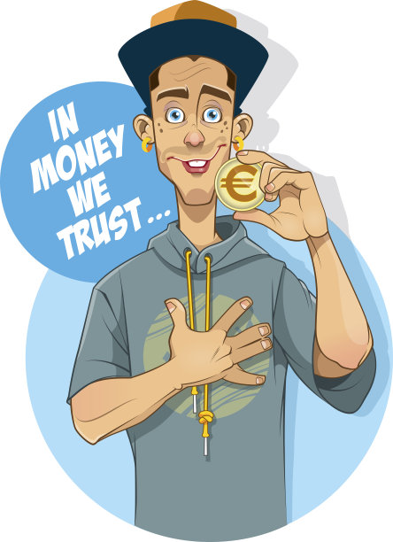 在金钱上我们信任图片下载