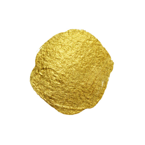 金色油漆刷染。图片下载