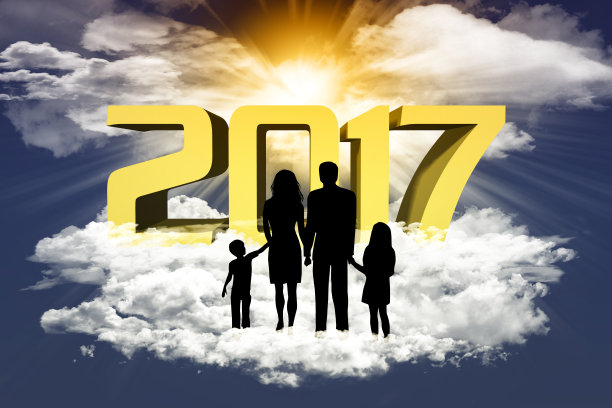 新年家庭天空2017 2007图片下载