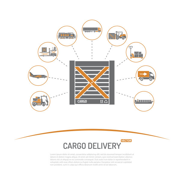 货物交付的概念图片下载