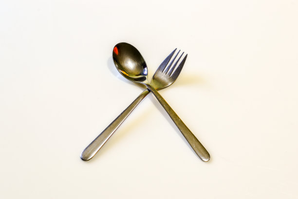 十字形勺子和叉子(厨房用具)图片下载