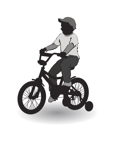 自行车上的男孩图片下载