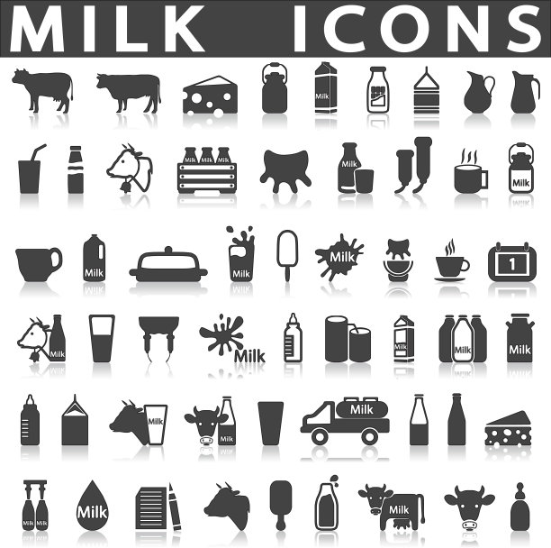 牛奶的图标图片下载