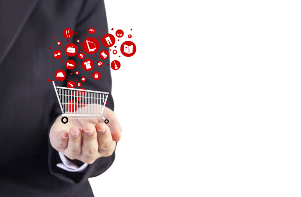 网上购物的概念图片下载