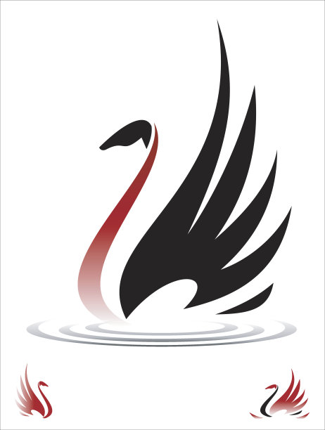 天鹅。美丽的天鹅素材图片