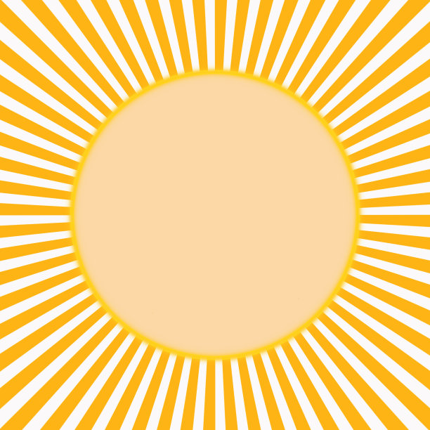 橙色的阳光与光线的背景图片下载