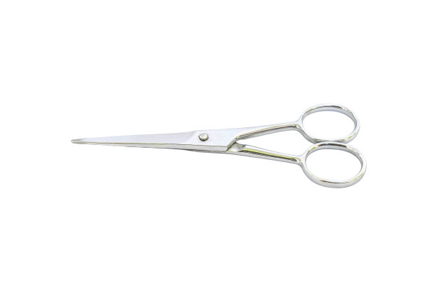 旧不锈钢剪刀孤立在白色背景与剪切路径图片下载