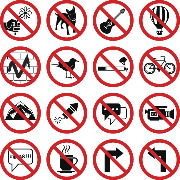 禁止标志图片下载