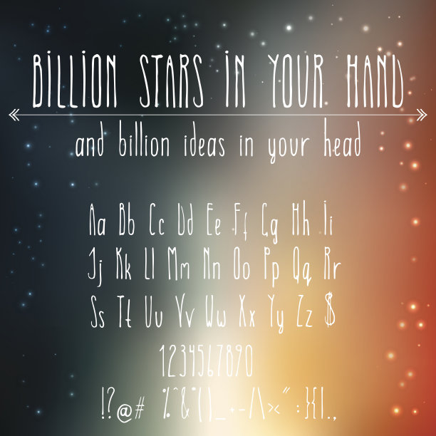 手绘字体图片下载