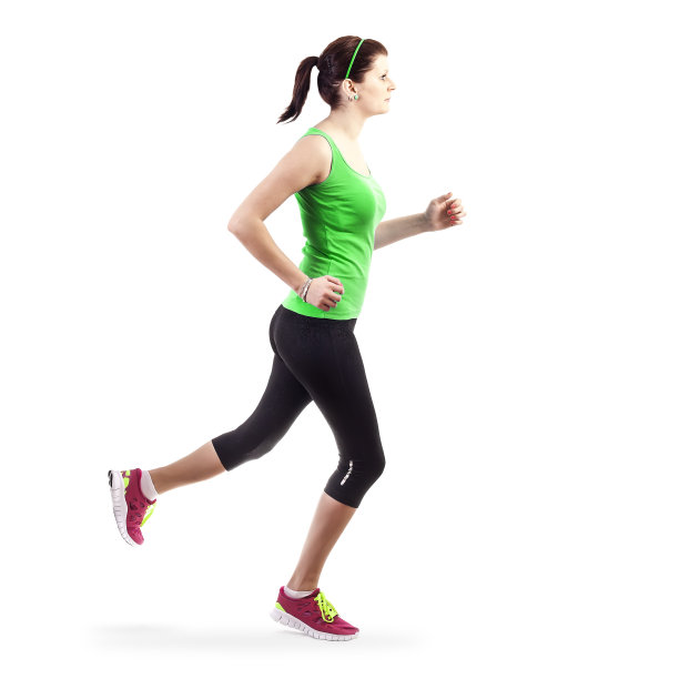 跑步的女人图片下载