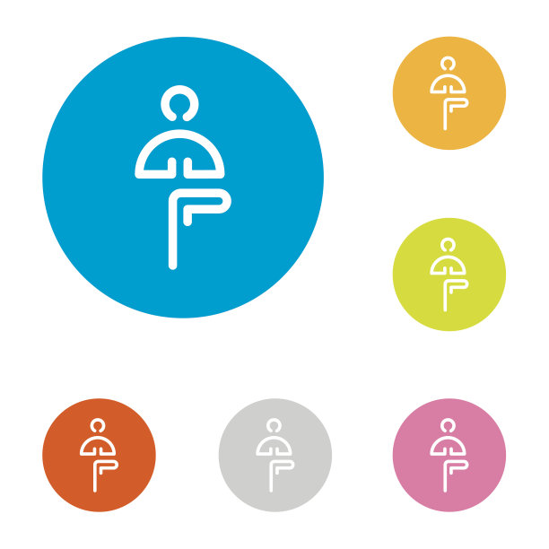 图标瑜伽平素材图片