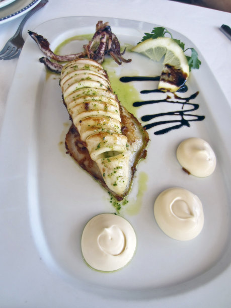 烤鱿鱼图片下载