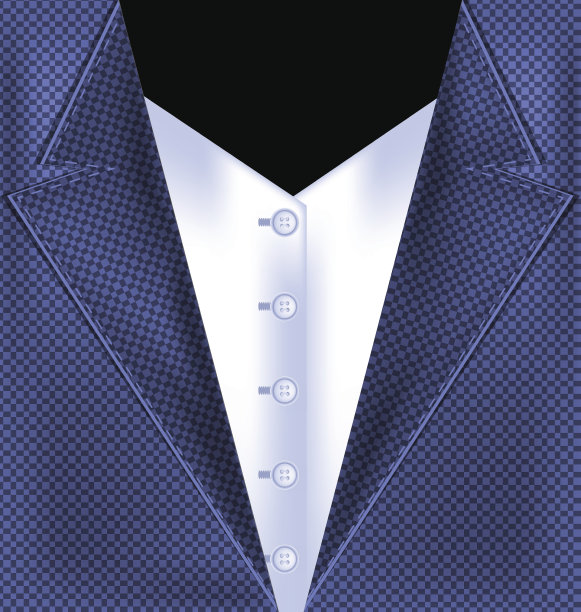 抽象的蓝色西装图片下载