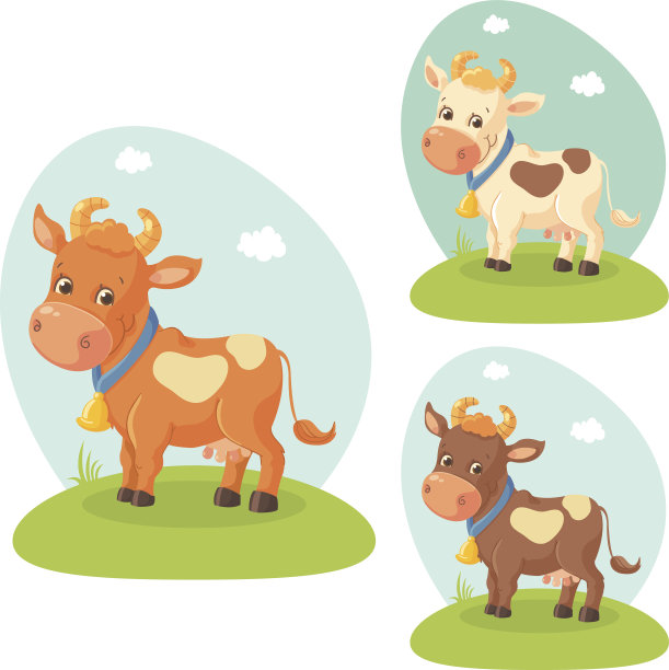 可爱的奶牛图片下载