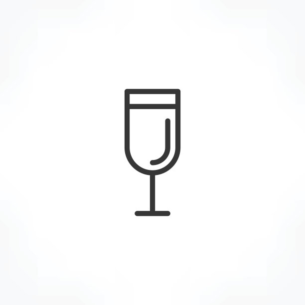 香槟酒杯图标图片下载