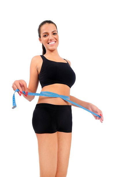 孤立的健康女人图片下载