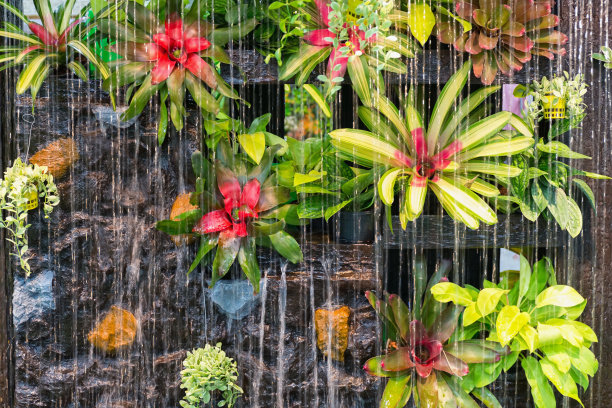 室内瀑布帘图片下载