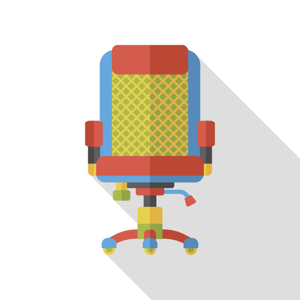 办公椅平面图标图片下载