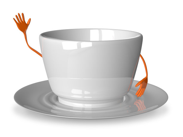 空杯字挥手图片下载