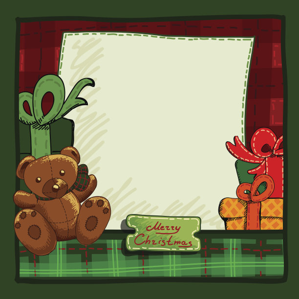 圣诞背景与地方的文字图片下载