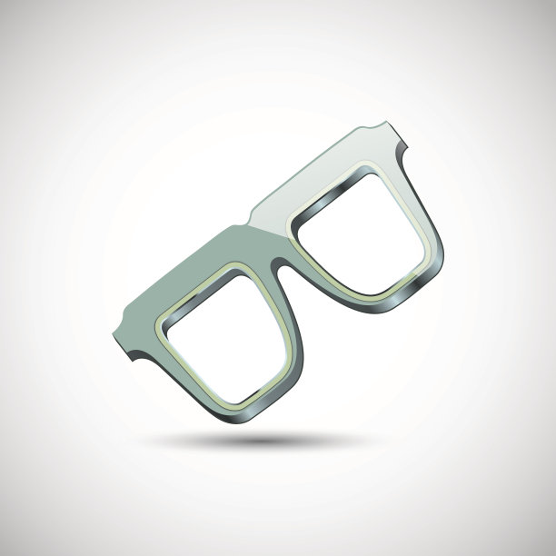 橄榄色眼镜角图片下载