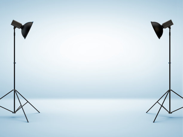 蓝色的工作室图片下载