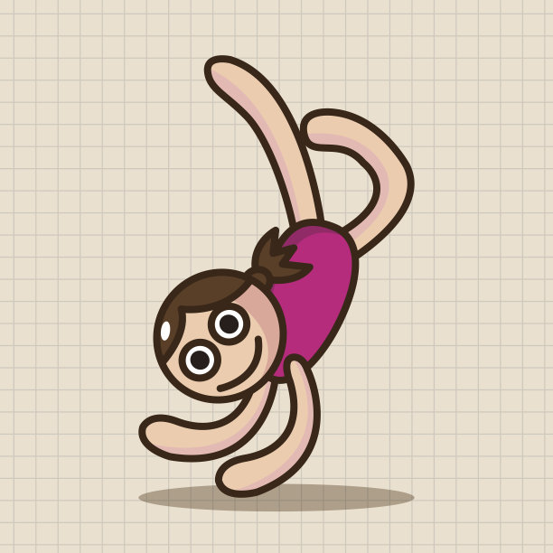 瑜伽的主题元素图片下载