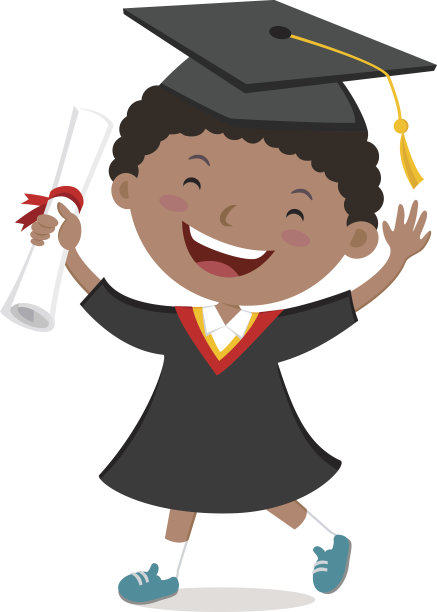 快乐的毕业的男孩图片下载