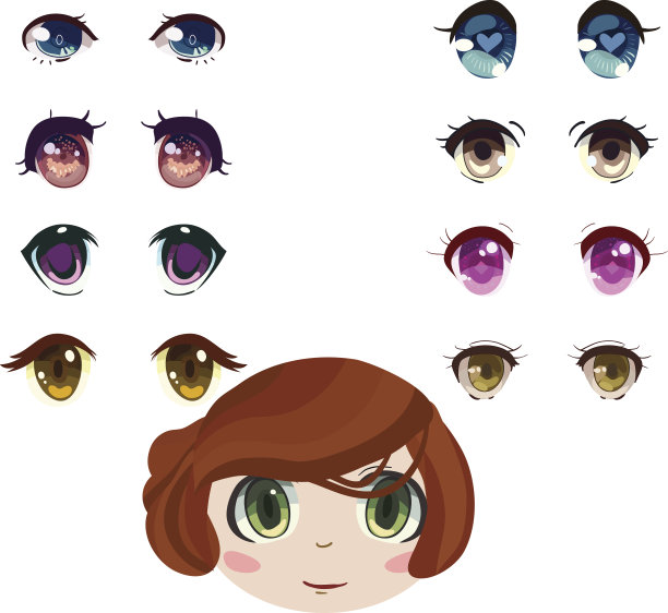 动漫眼睛设置图片下载