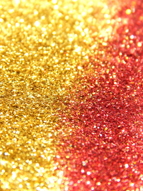 金色和红色闪光模糊背景图片下载