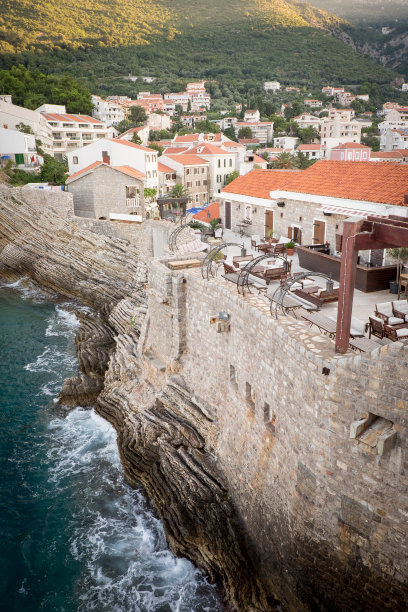 城市建筑的高角度视角图片下载