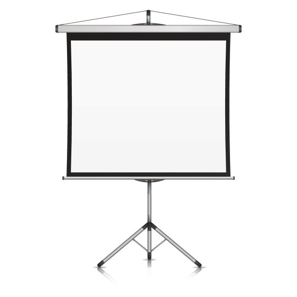 投影屏幕，矢量图片下载