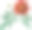 红色万寿菊花孤立在白色背景的现实插图图片下载