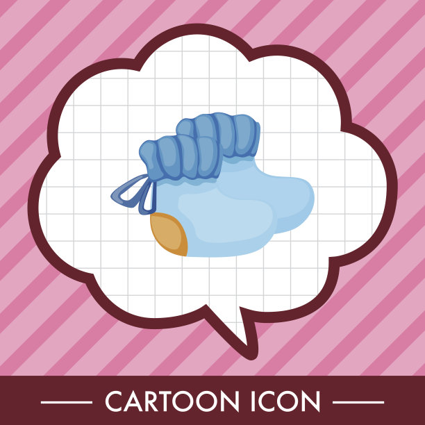 婴儿服装主题元素图片下载