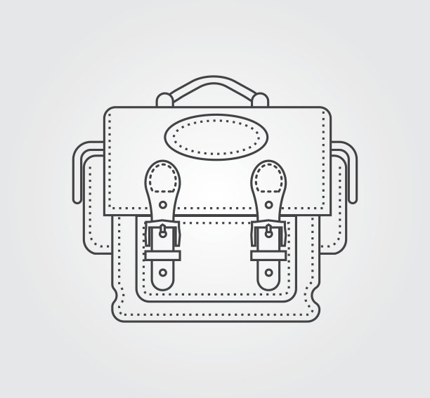 简单的图标:皮包图片下载