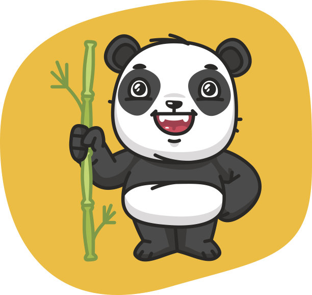 熊猫抱竹图片下载