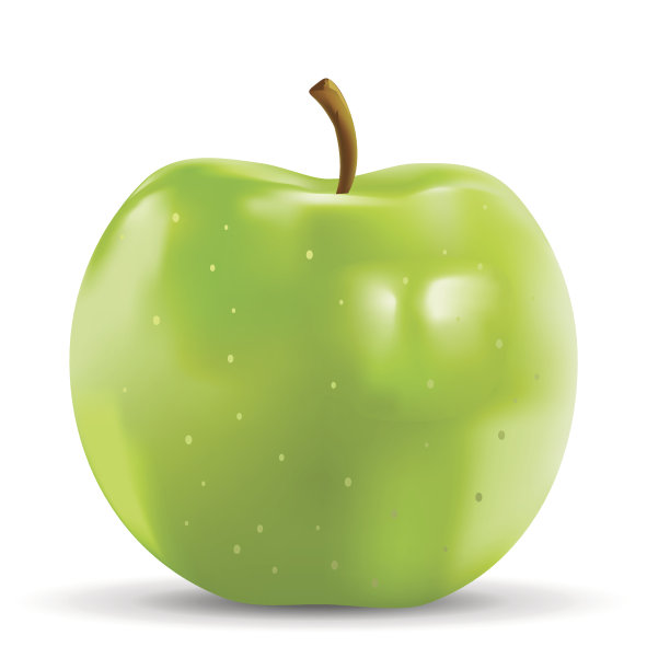 单一的青苹果图片下载