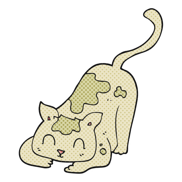 卡通猫玩图片下载
