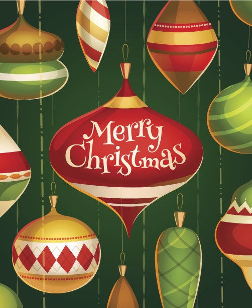 圣诞球装饰图片下载