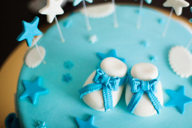 生日蛋糕和小靴子图片下载